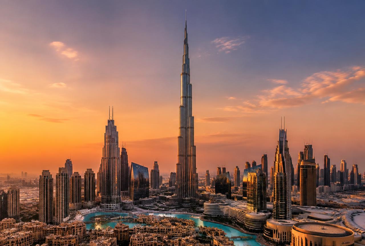 Travel scene in Dubai