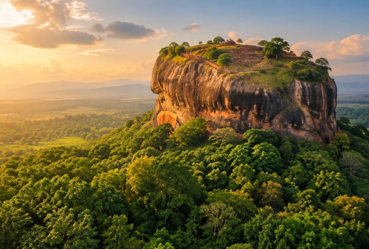 Travel scene in Sri Lanka