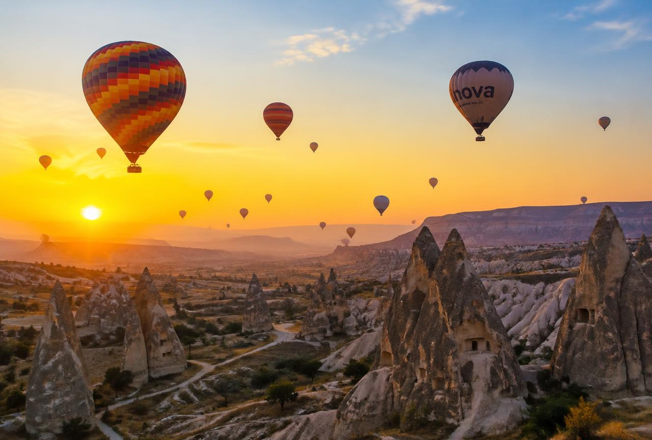 Travel scene in Turkey